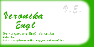 veronika engl business card